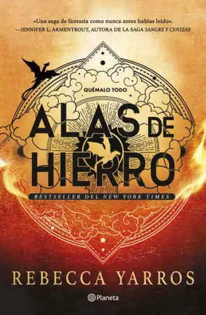 Portada Alas de hierro (Empíreo 2)