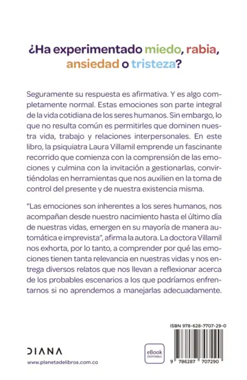 Contraportada ¿Cómo convivir con las emociones? - Edición actualizada