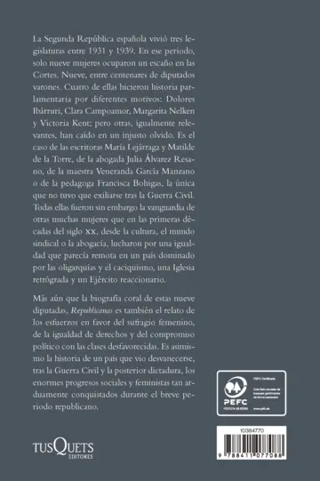 Contraportada Republicanas