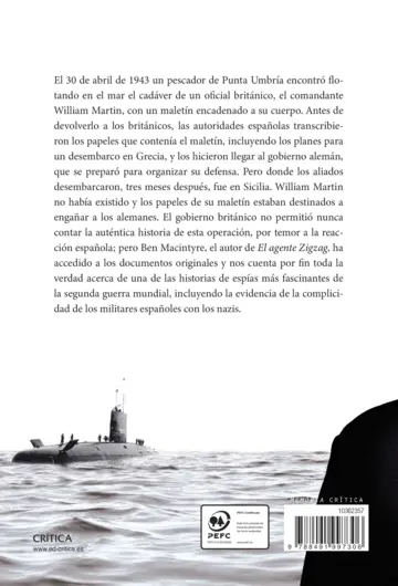 Contraportada El hombre que nunca existió