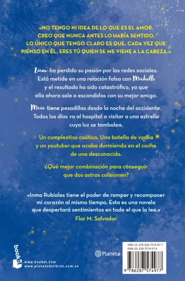 Contraportada Hasta que nos quedemos sin estrellas