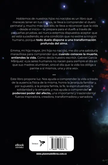 Contraportada Hablemos de nuestros hijos no nacidos