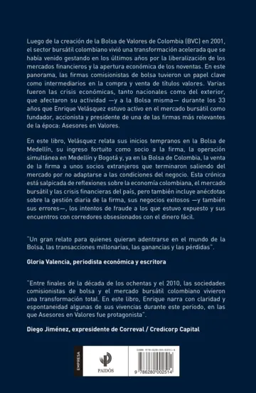 Contraportada Entre crisis y bonanzas