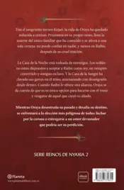 Miniatura contraportada Las cenizas y el rey maldito