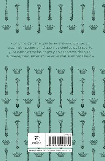 Contraportada El Príncipe