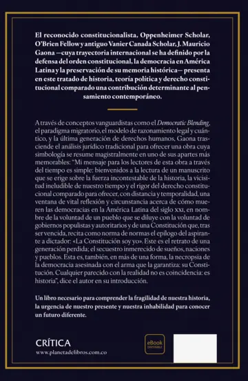 Contraportada La constitución soy yo