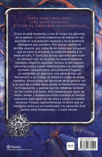 Contraportada Portadora de estrellas (Star Bringer)