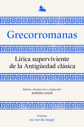 Portada Grecorromanas. Lírica superviviente