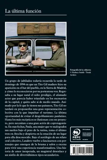Contraportada La última función