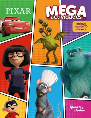Portada Mega actividades. Pixar