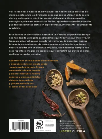 Contraportada El sabor de las especias