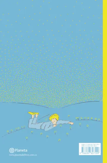 Contraportada El principito (Edición de lujo de bolsillo)