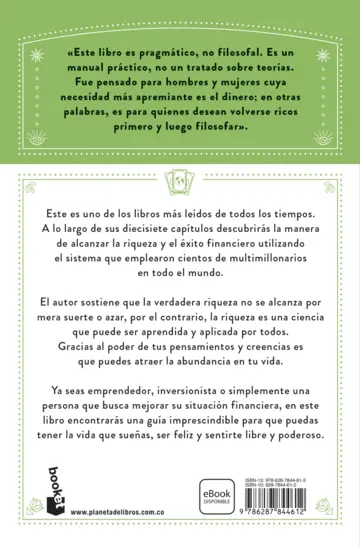 Contraportada La ciencia de hacerse rico