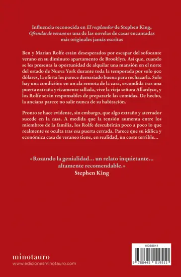 Contraportada Ofrendas de verano