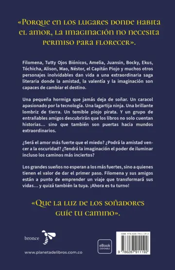 Contraportada Filomena y sus aventuras