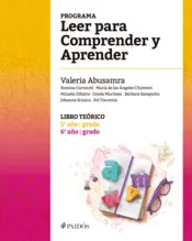 Portada Programa Leer para Comprender y Aprender. Libro teórico 5° y 6° año - grado