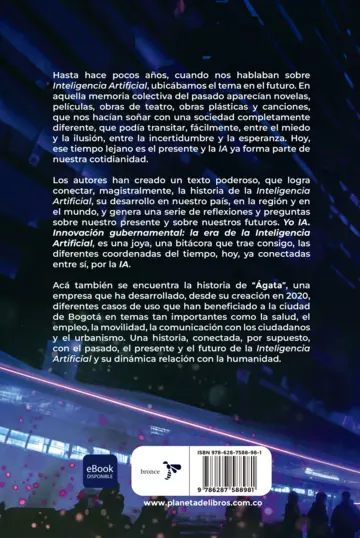 Contraportada Yo, IA Innovación gubernamental: la era de la inteligencia artificial