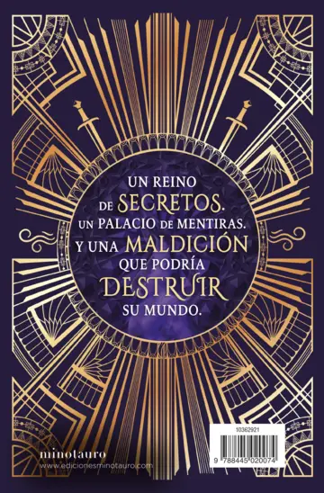 Contraportada Rey entre sombras