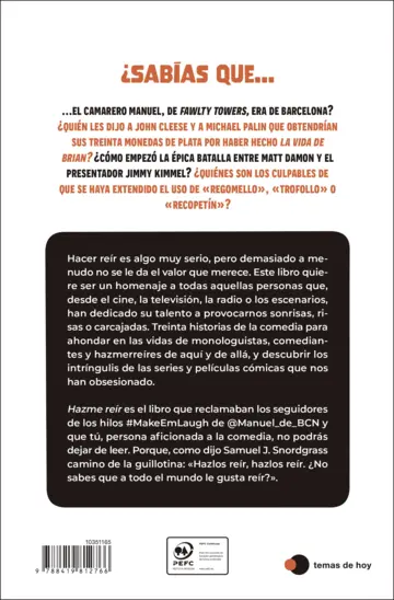 Contraportada Hazme reír