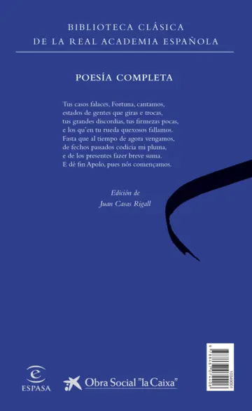 Contraportada Poesía completa