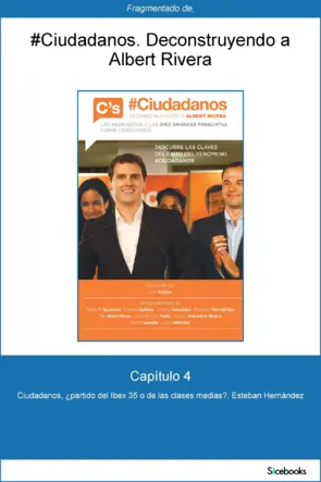 Portada Capítulo 4 de #Ciudadanos. Subir o bajar: Ciudadanos, ¿partido del Ibex 35 o...