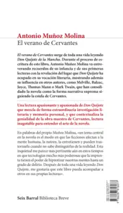 Miniatura contraportada El verano de Cervantes