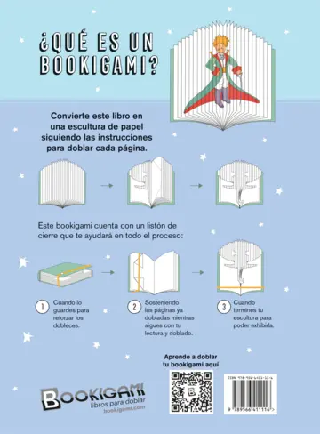 Contraportada El principito Bookigami