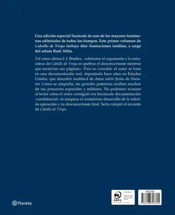 Contraportada Jerusalén. Caballo de Troya 1 (Edición especial ilustrada)