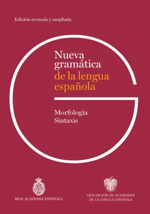 Portada Nueva gramática de la lengua española. Edición revisada y ampliada