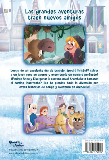 Contraportada Frozen. ¡Al rescate!