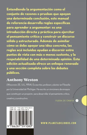 Contraportada Las claves de la argumentación